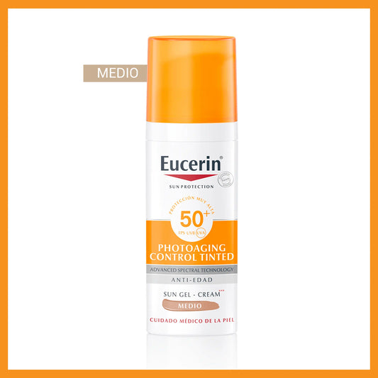Eucerin Oil Control Sun Gel-Cream Tono Medio SPF50+ 50ml