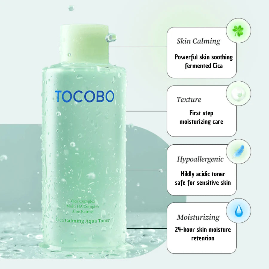 TOCOBO Cica Calming Aqua Tóner 200 ml
