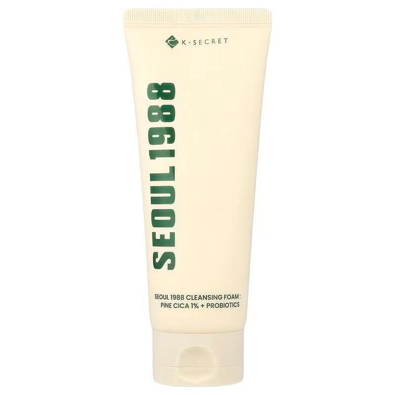 K-SECRET SEOUL 1988 CLEANSING FOAM: PINE CICA 1% + PROBIOTICS