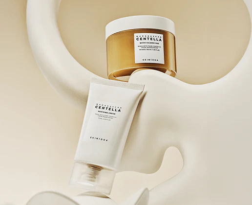 SKIN1004 Madagascar Centella Quick Calming Duo, Soothing Cream & Quick Calming Pad
