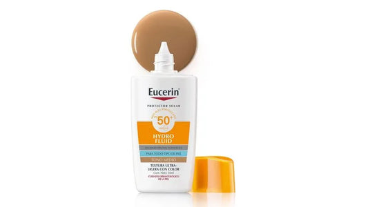 Eucerin Hydro Fluid SPF50+ Con color Tono Medio 50 ml