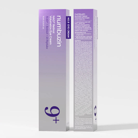 Numbuzin No. 9 Volumetox Eye Cream NAD+, Retinol + 50 Peptides, 10 ml