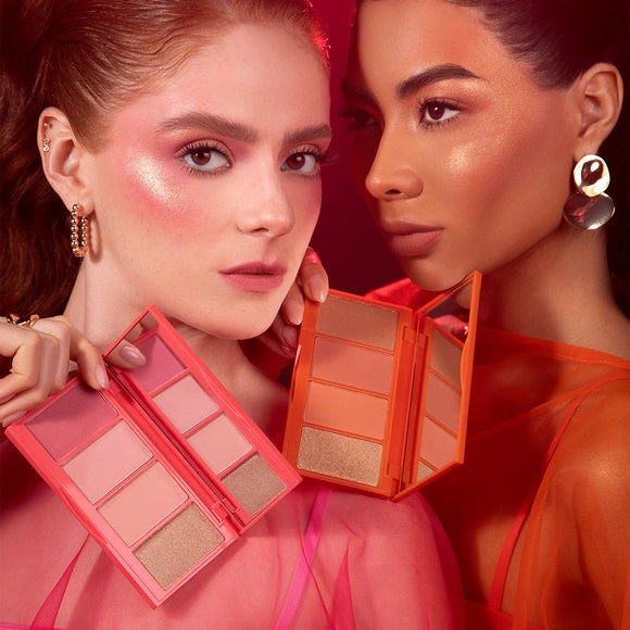 GOC makeup Addictive Blush Paleta de Rubores e Iluminadores 24 g
