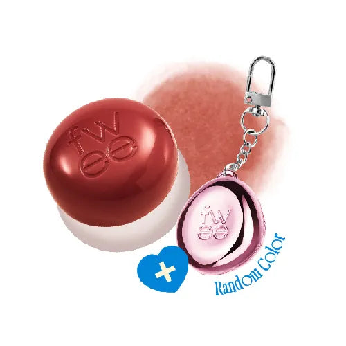 fwee - Set de Labial y Rubor Multiusos con Llavero Pudding Pot Keyring Set