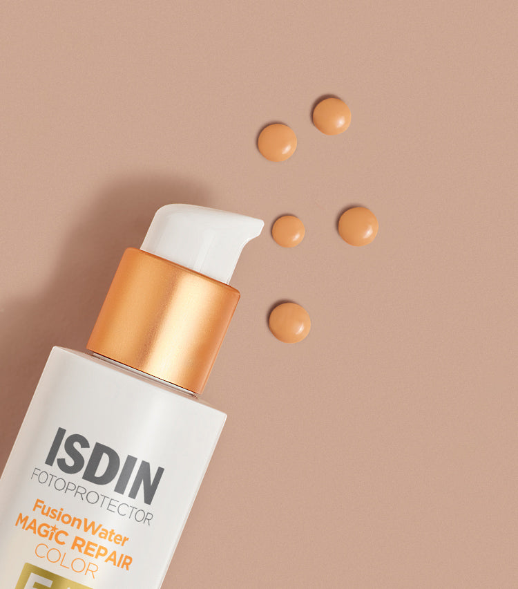 ISDIN Fusión Water Magic Repair Con Color SPF50+, 50 ml