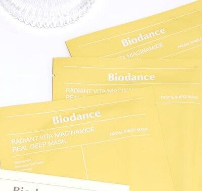 Biodance Radiant Vita Niacinamide Real Deep Mask 4 pz