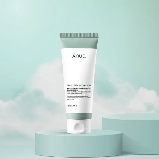 Anua Heartleaf Succinic Moisture Cleansing Foam 150 ml