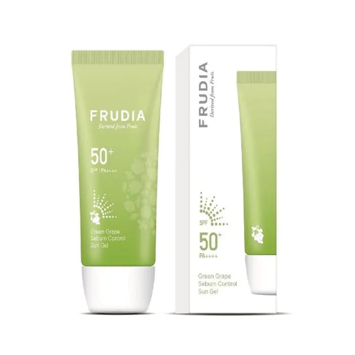 FRUDIA Green Grape Sebum Control Cooling Sun Gel SPF50+, 50 g