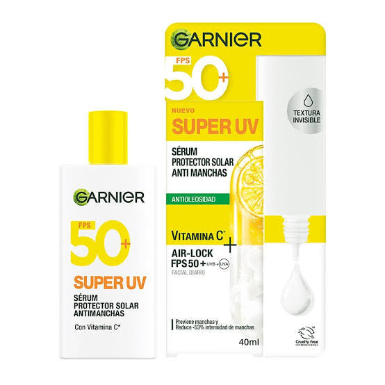 Garnier Serum Protector Solar Anti Manchas SPF50+ 40 ml