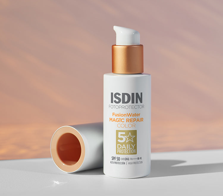 ISDIN Fusión Water Magic Repair Con Color SPF50+, 50 ml
