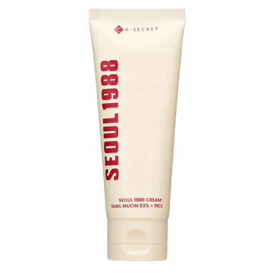 K-SECRET Seoul 1988 Cream: Snail Mucin 93% + Rice 100 ml