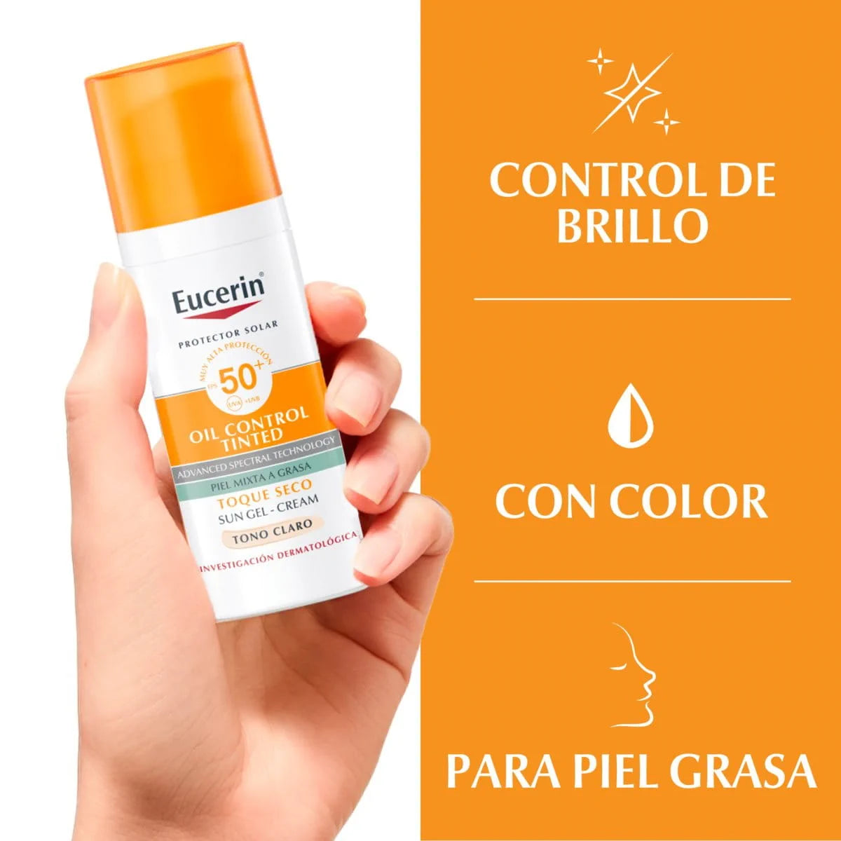 Eucerin Oil Control Sun Gel-Cream SPF50+ 50ml