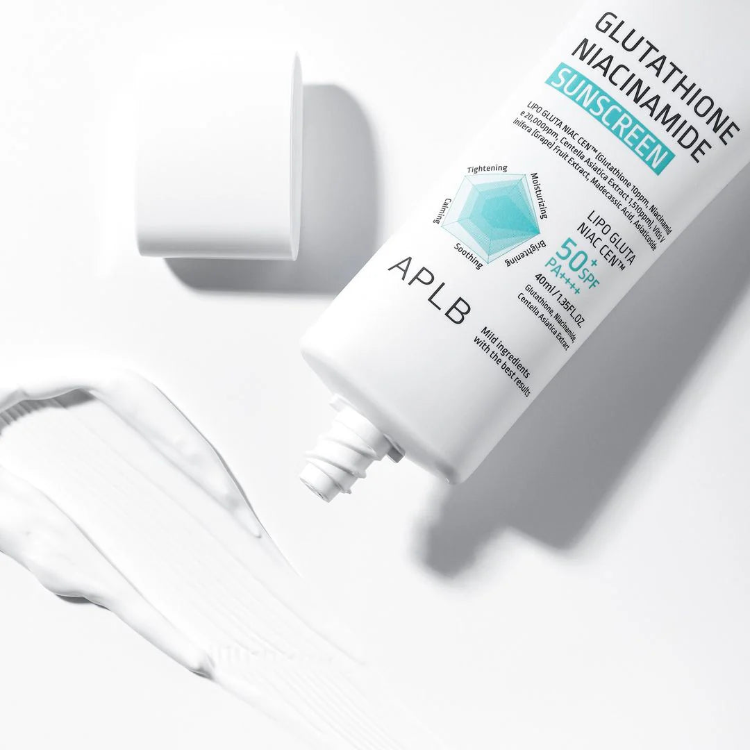 APLB Glutathione Niacinamide Sunscreen SPF50+ PA++++, 40 ml