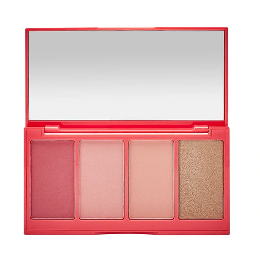 GOC makeup Addictive Blush Paleta de Rubores e Iluminadores 24 g