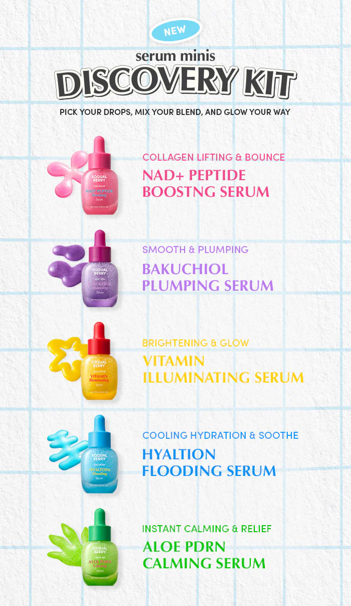 EqqualBerry Serum Minis Discovery Kit