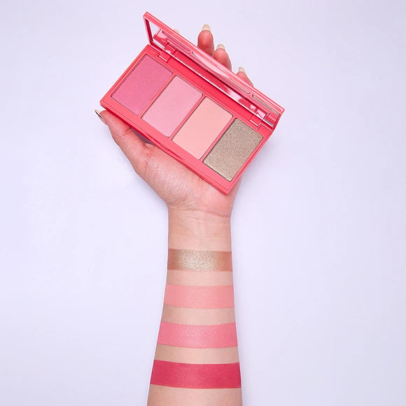 GOC makeup Addictive Blush Paleta de Rubores e Iluminadores 24 g