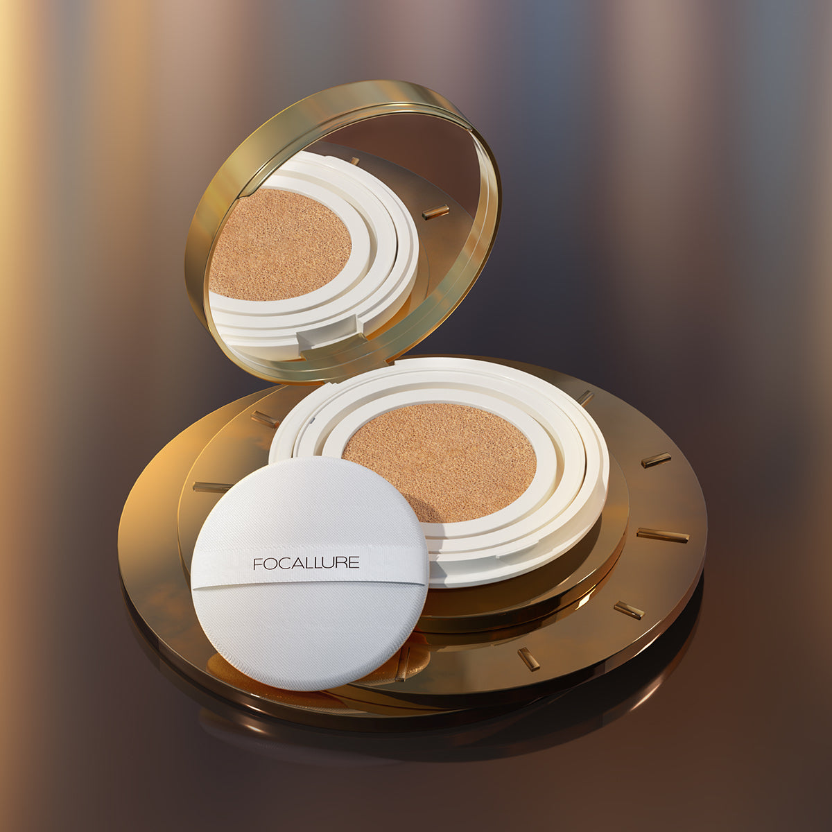 FOCALLURE Pore less Matte Air Cushion Foundation, FA198 101