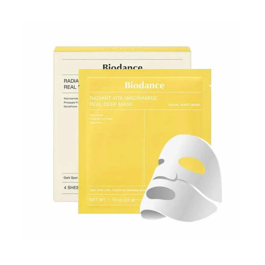 Biodance Radiant Vita Niacinamide Real Deep Mask 4 pz
