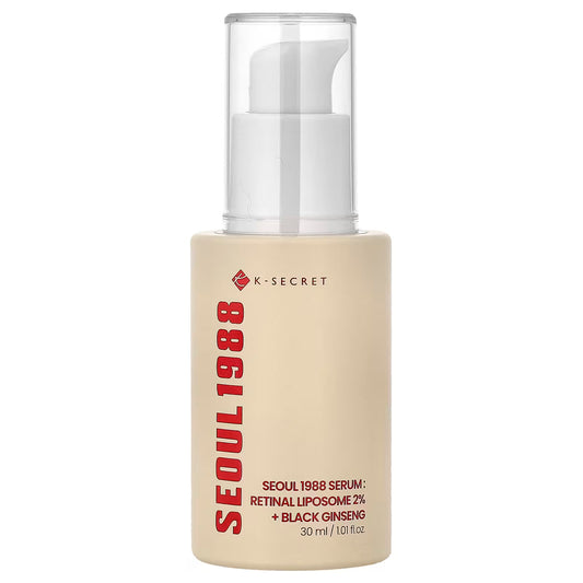 K-SECRET Seoul 1988 Serum: Retinal Liposome 2% + Black Ginseng 30 ml
