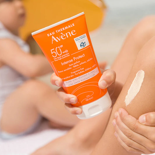 Avene Intense Protect Fluido resistente al agua SPF50+, 150 ml