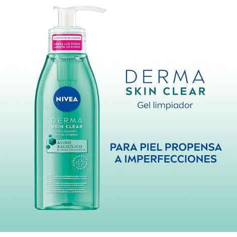 Nivea Derma Skin Clear Wash Gel 150 ml