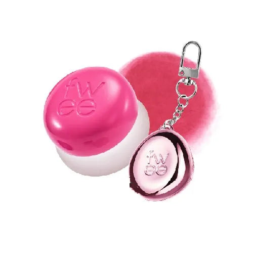 fwee - Set de Labial y Rubor Multiusos con Llavero Pudding Pot Keyring Set